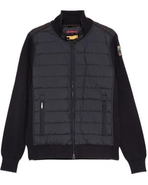 Parajumpers Quilted Panelled Jacket - Blue