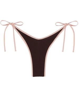 Palm Angels V-line Bikini Bottom - Brown