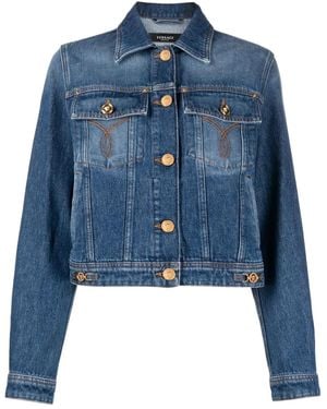 Versace X Dua Lipa Medusa '95 Denim Jacket - Blue