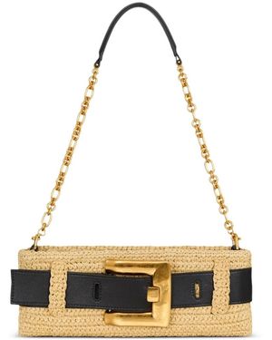 Balmain Anthem Clutch Bag - Metallic