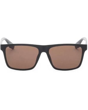 Calvin Klein Matte Rectangle-Frame Sunglasses - Gray
