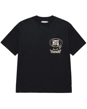 Honor The Gift Studio-Print Cotton T-Shirt - Black