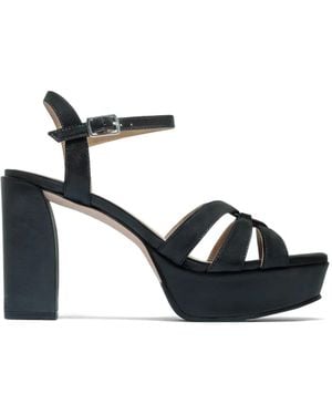 Bernardo Strappy Platform-Heel Sandals - White