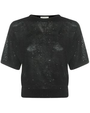 Antonelli Embellished T-Shirt - Black