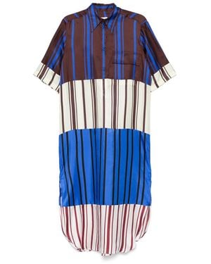Christian Wijnants Kleid aus Seide - Blau