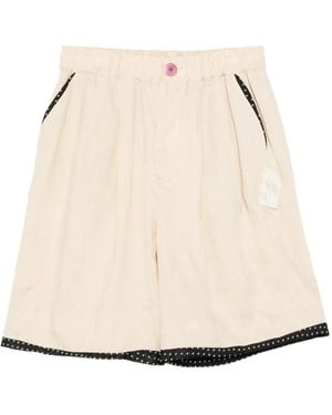 Undercover Shorts Mit Kontrastbesatz - Natur