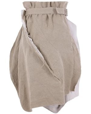Comme des Garçons Falda Con Dobladillo Asimétrico - Neutro