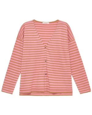 Maliparmi Striped Cardigan - Pink