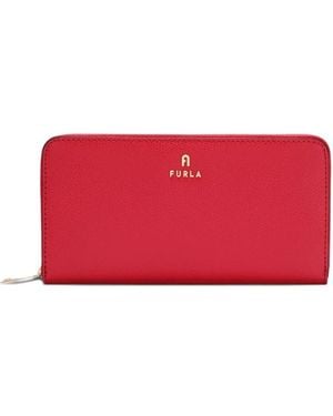 Furla Xl Camelia Zip-Around Wallet - Red