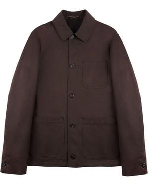 Incotex Patch-Pocket Jacket - Brown