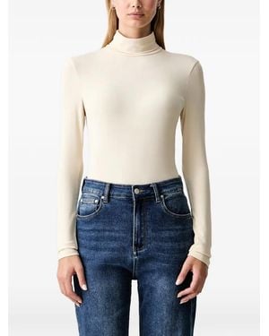 Marc O' Polo Langarmshirt Mit Rollkragen - Blau