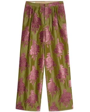 Dries Van Noten Pleated Trousers - White