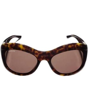 Gucci Round-Frame Sunglasses - Pink