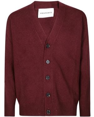Amaranto Rotture buttoned cardigan