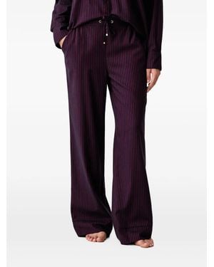 Chantelle Gabriel Striped Pajama Pants - Purple