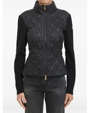 Moncler Cárdigan Acolchado - Negro