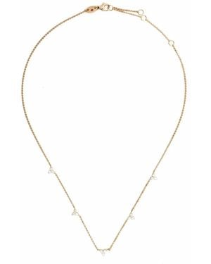Roberto Coin Collar Love By The Yard En Oro Amarillo De 18 Ct Con Diamante - Blanco