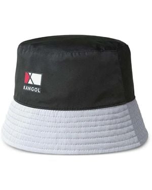 Kangol Cappello Bucket Con Stampa Logo - Nero