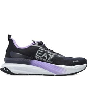 EA7 Logo Trainers - White