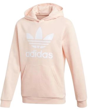 adidas ロゴ パーカー - ピンク