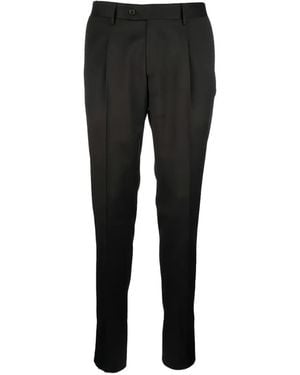 Corneliani Belt-Loops Trousers - Black