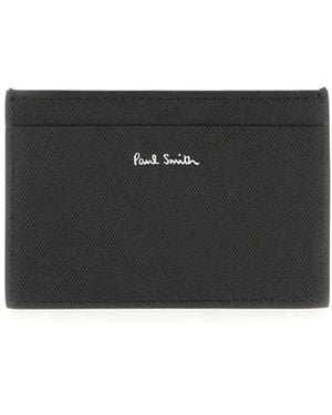 Paul Smith Print Card Holder - Black