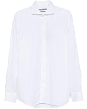 Corneliani Camisa De Manga Larga - Blanco