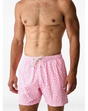 MC2 Saint Barth Lighting Floral-Print Swim Shorts - Pink