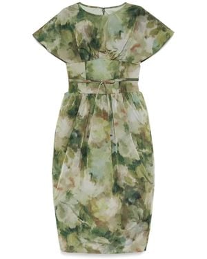 Amsale Vestido estilo corsé - Verde