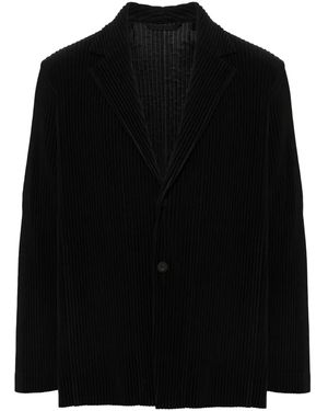 Homme Plissé Issey Miyake Plissé Blazer - Black
