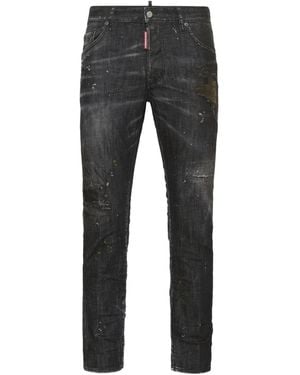 DSquared² Nirvana Wash Skater-Jeans - Grau