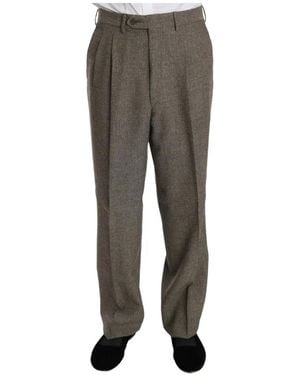 Fendi Single-Breasted Wool Suit - Grey