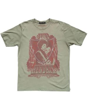 HTC Jimi Hendrix Lux Graphic-Print T-Shirt - Grey