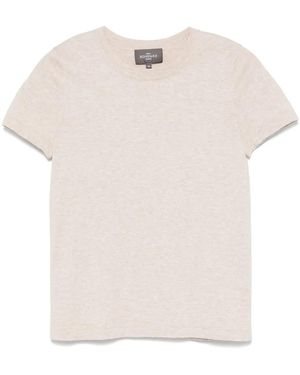 Bompard Fine-Knit T-Shirt - White