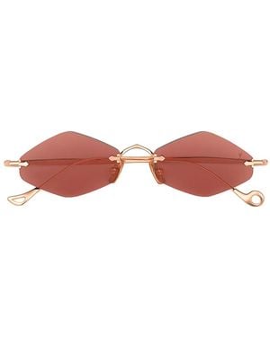 Eyepetizer Dunmore Geometric-Frame Sunglasses - Red