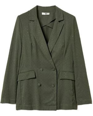 Twinset Embellished Blazer - Green
