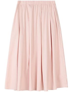 Stylein Jorina Elasticated-Waist Skirt - Pink