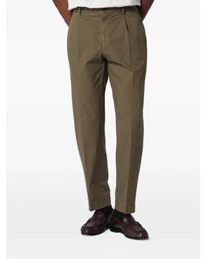 Santaniello Irno Pleated Trousers - Natural