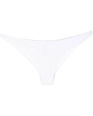 Chiara Ferragni Eyelike-Motif Stretch-Cotton Thong - White