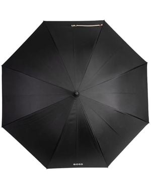 BOSS Regenschirm Mit Abgerundetem Henkel - Schwarz