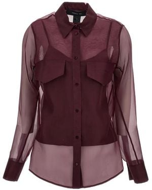 FEDERICA TOSI Pocket Shirt - Purple