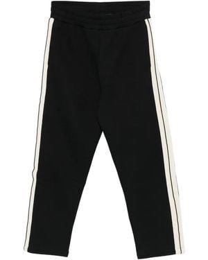 Palm Angels Side-Stripe Trousers - Black
