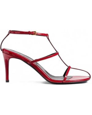 KHAITE 75Mm Cage Sandals - Pink