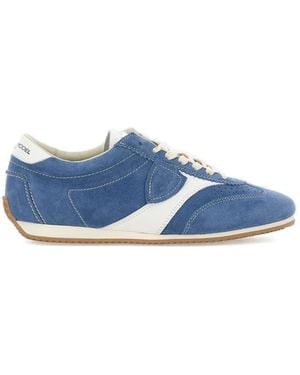 Philippe Model Planche Lace-Up Logo Sneakers - Blue