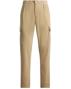 Ralph Lauren Corduroy Cargo Trousers - Natural