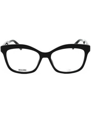 Moschino Rectangle-Frame Glasses - Black