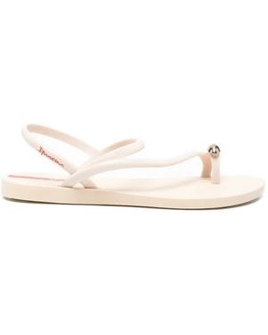 Ipanema Flache Glam Ring Slingback-Sandalen - Natur