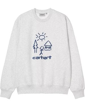 Carhartt Graphic-Print Sweatshirt - White