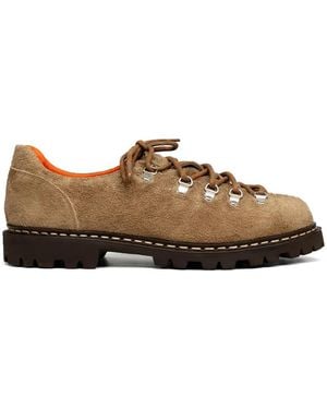 Paraboot Bottines Lacées À Semelle Crantée - Brown