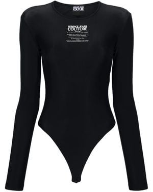 Versace Jeans Couture Body Warranty Con Logo - Nero